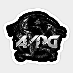 AvPGalaxy Acronym Silver Logo T-Shirt Sticker